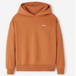 Roots NWT cloud hoodie- medium- amber brown